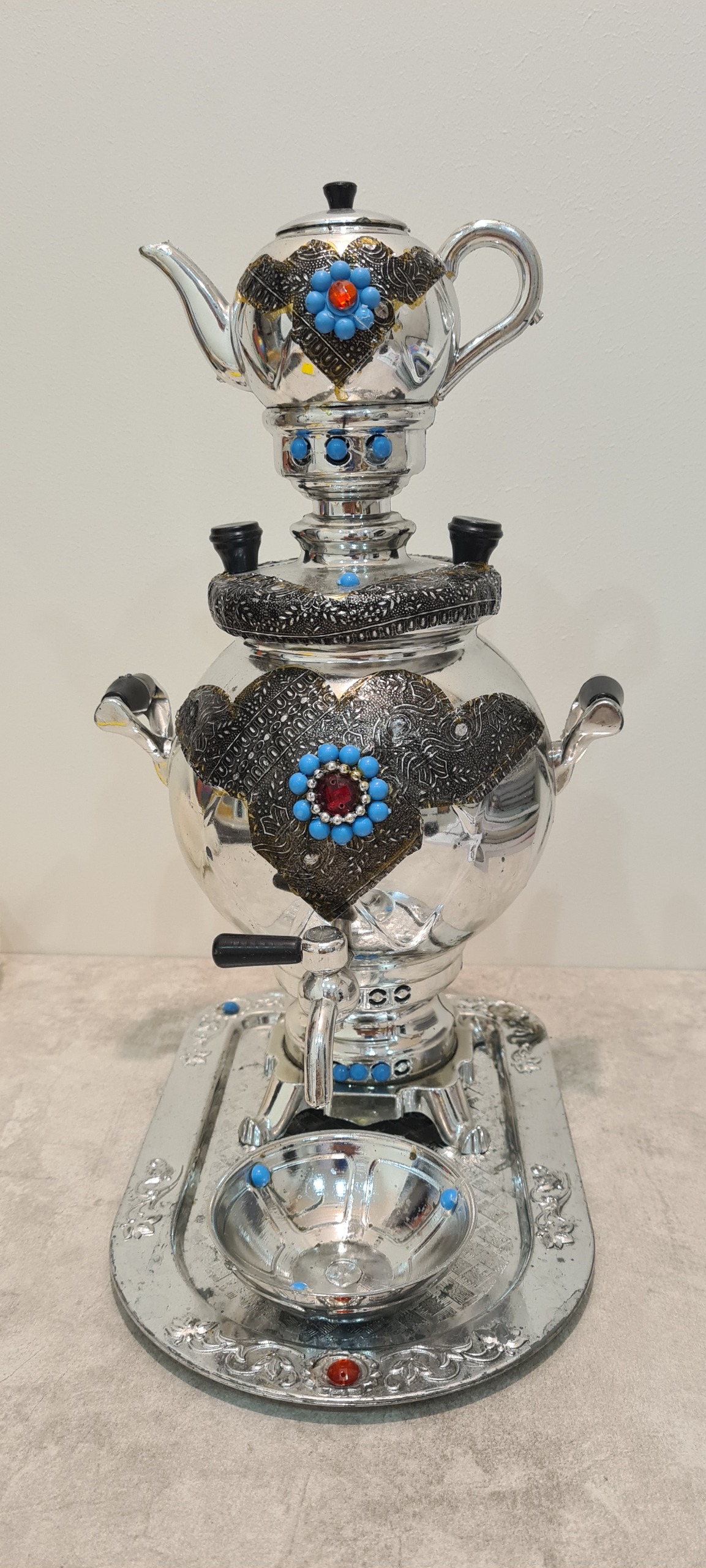 سماور دکوری پلاستیکی