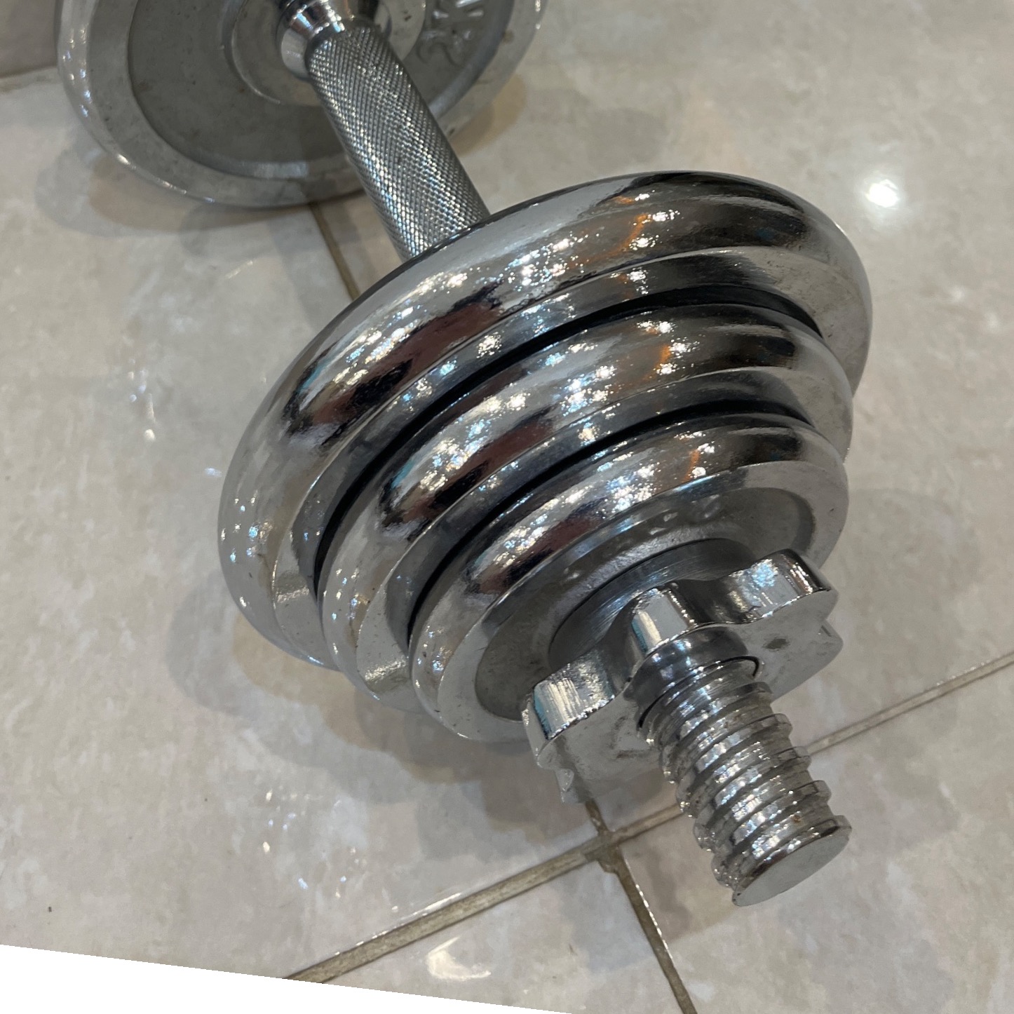 دمبل تمام استیل وارداتی منحصر به فر