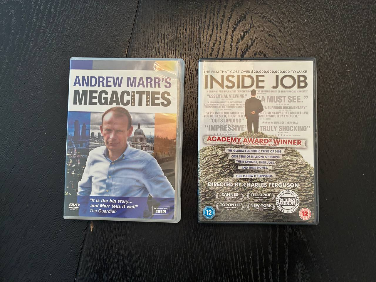 دو DVD  مستند اصل به زبان انگلیسی