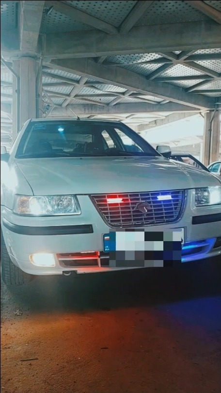 پک تزیینی چراغ آبی/قرمز