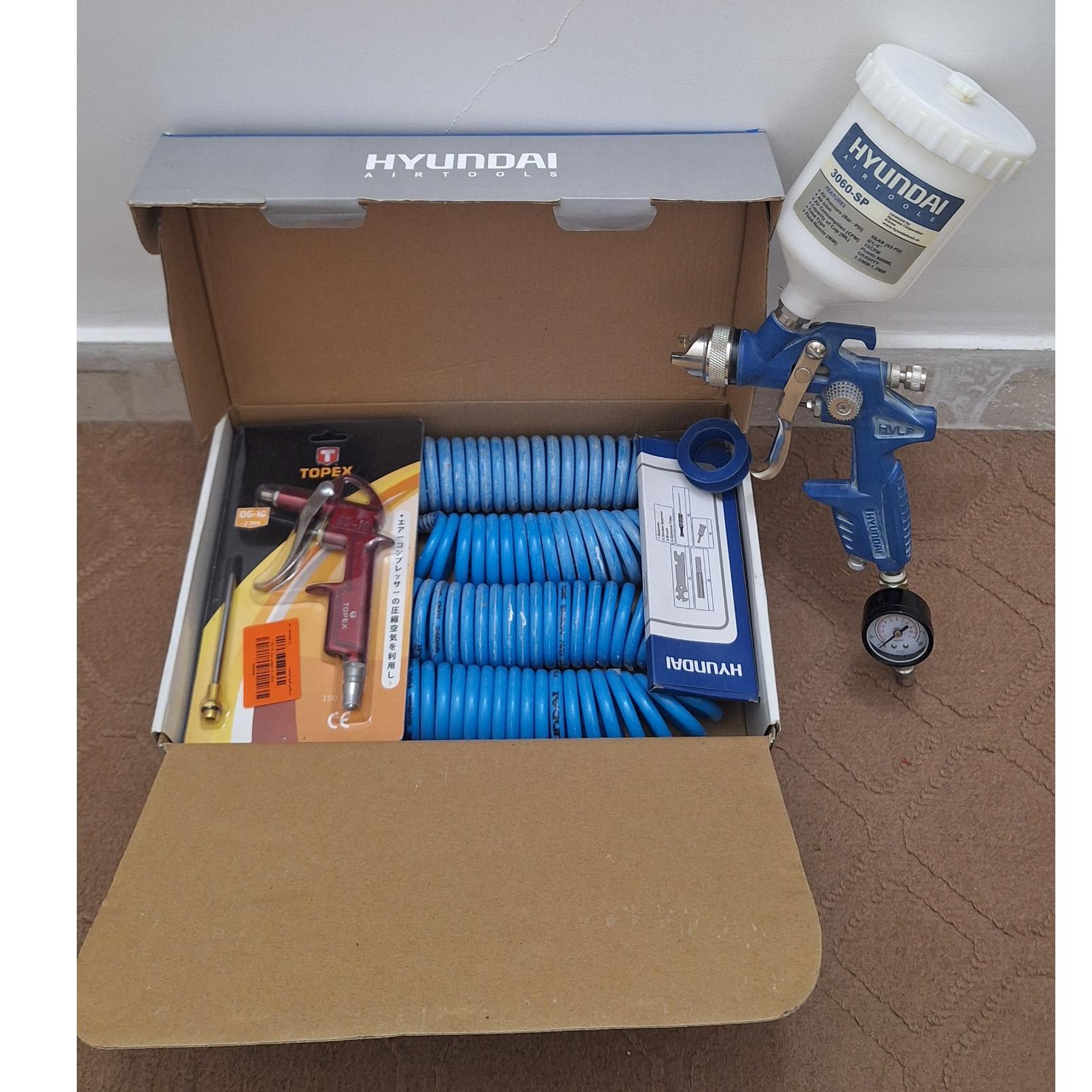 پیستوله بادی و شلنگ هیوندای اصلی