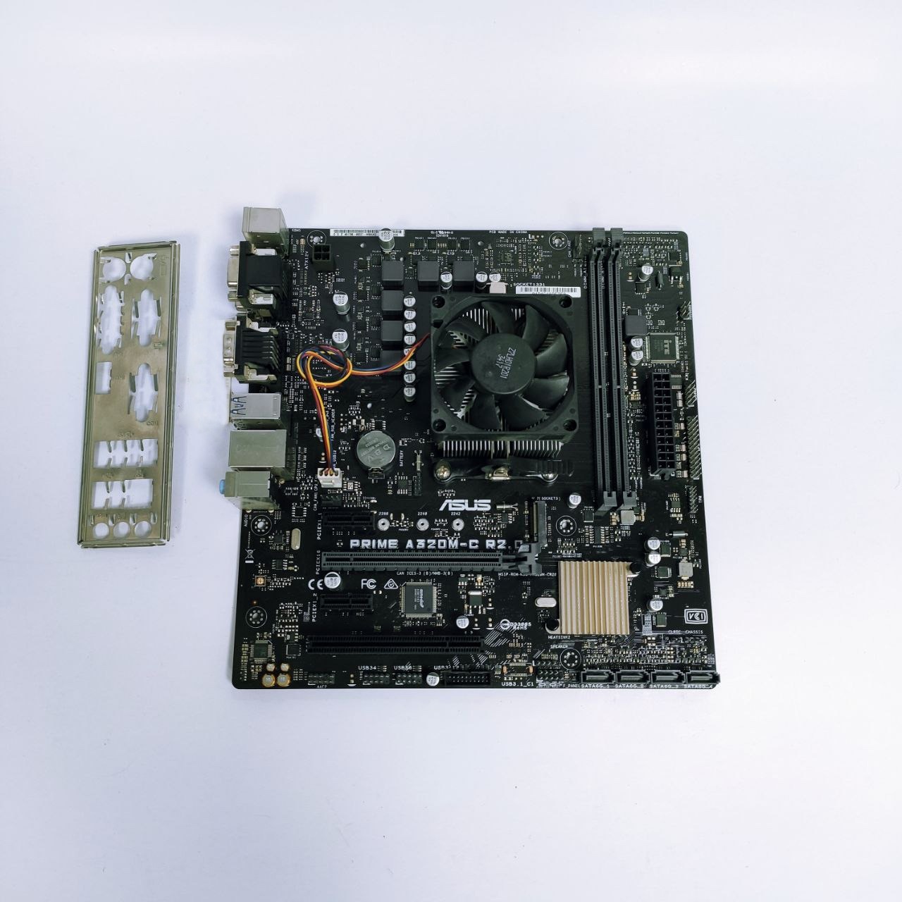 مادربرد Asus A320M-C بهمراه A10-9700 و M.2 256GB