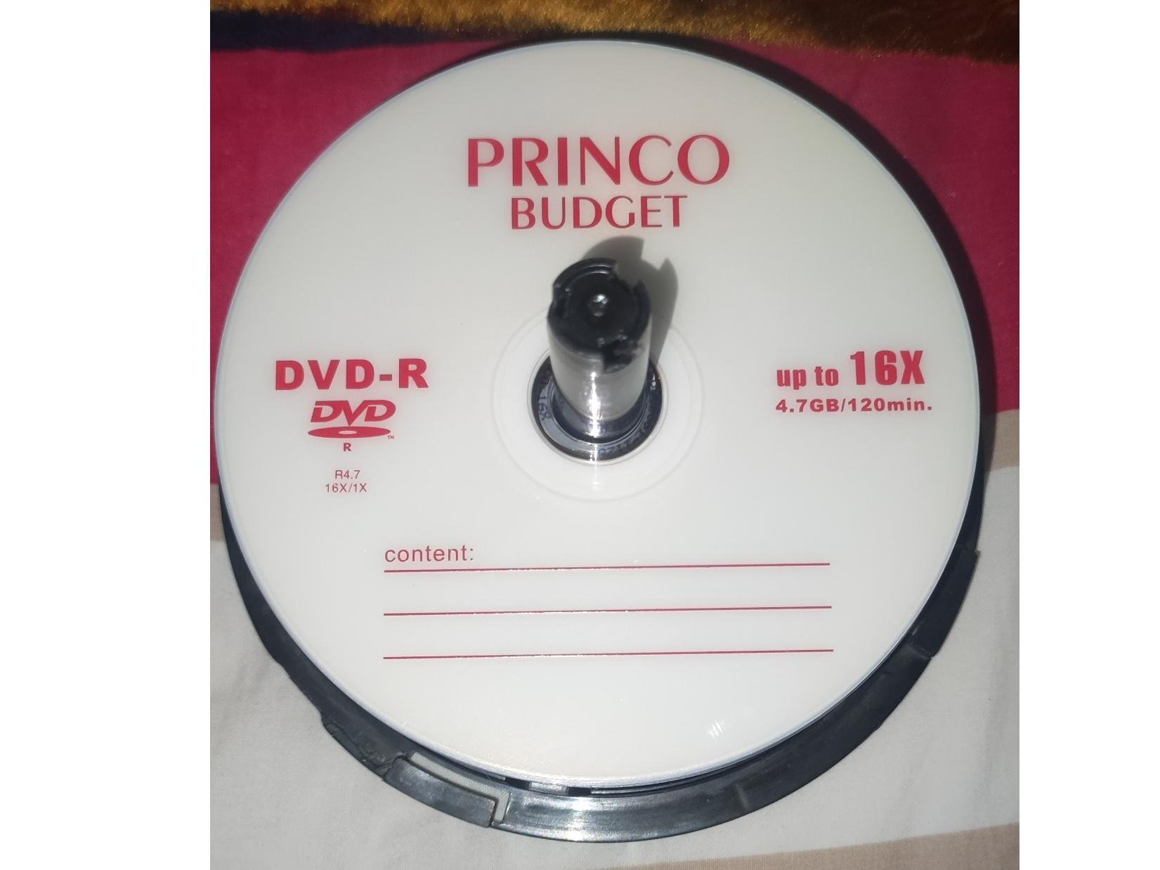 25 عدد DVD خام و 2 عدد CD خام