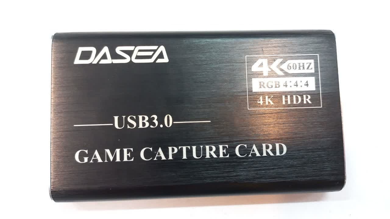 کارت کپچر اکسترنال بهمراه خروجی میکروفون DASEA 4K