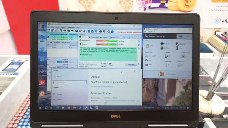 غول آمریکایی DELL PERCITION 7520 I7 8 256 4G