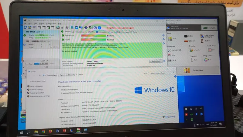 غول رندر DELL 7520 1545M V5 16 240 4G NVIDIA