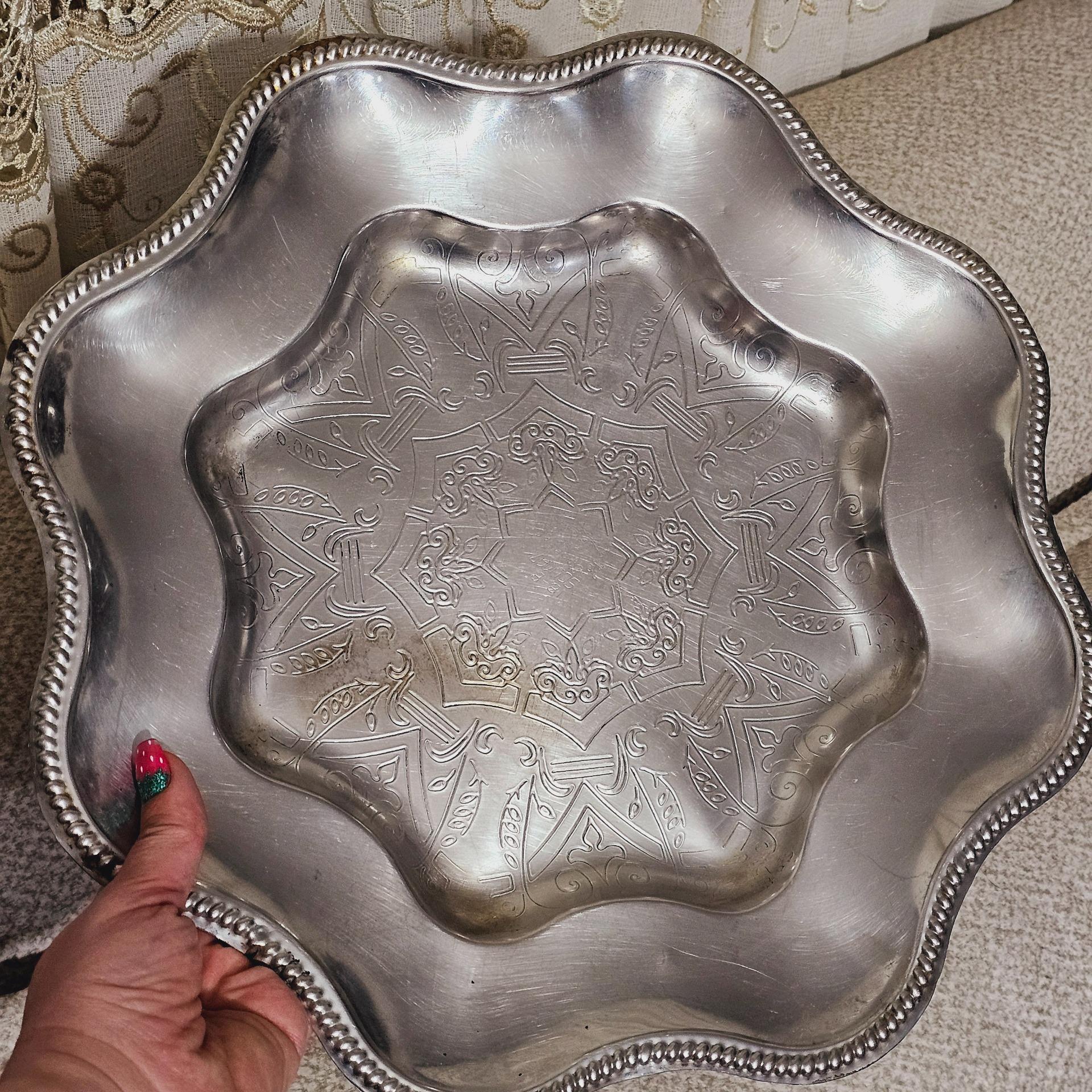 سینی استیل جنس ضخیم توصیحات