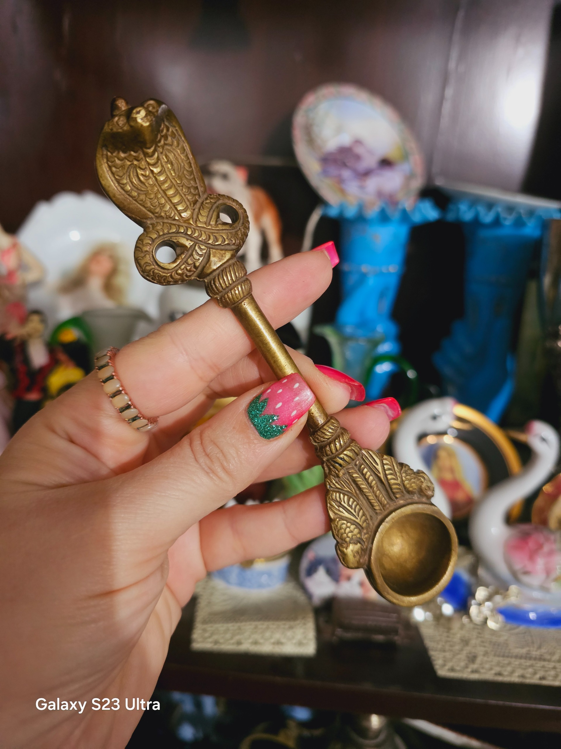 قاشق پیمانه برنزی خارجی