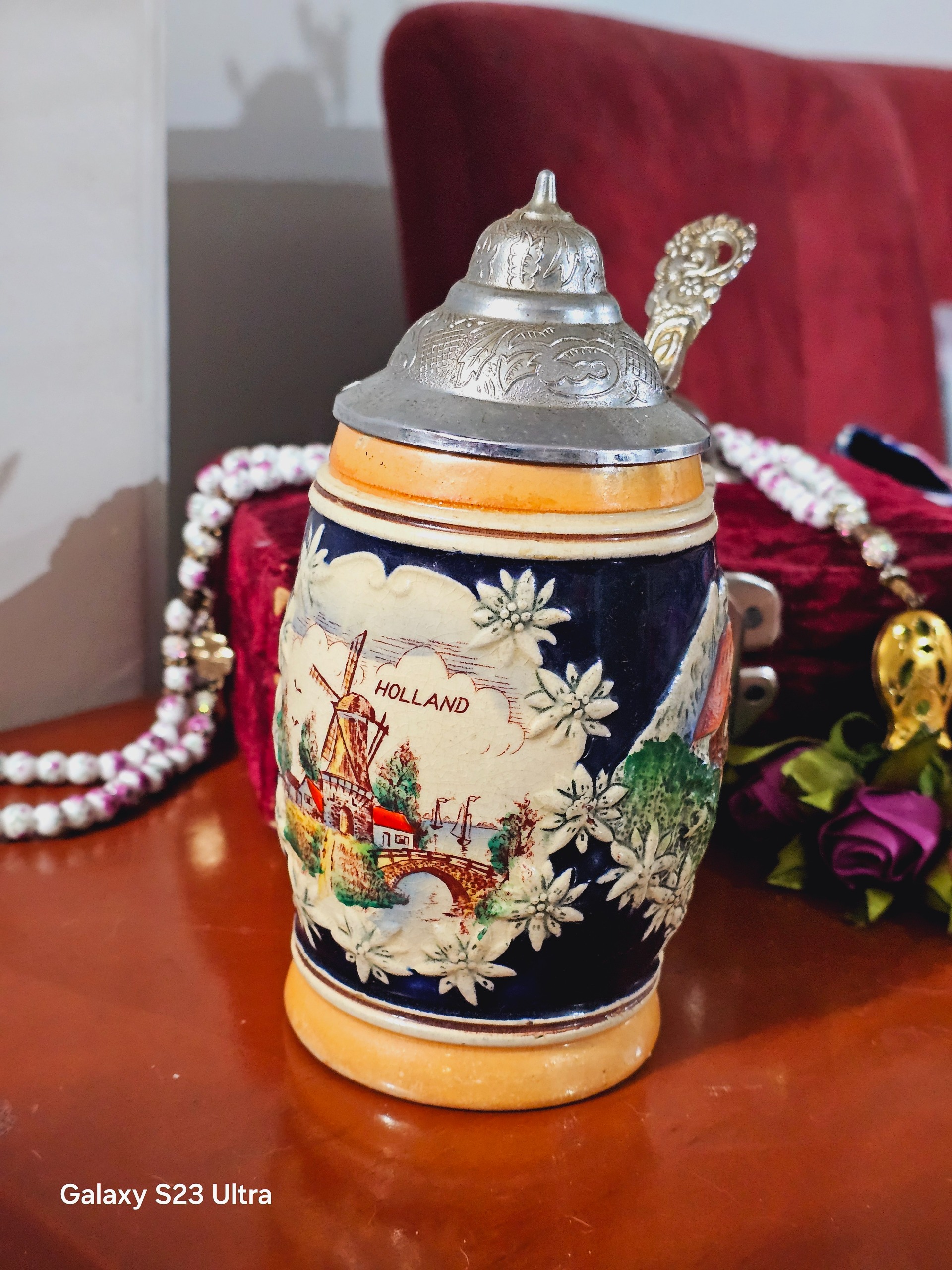 ماگ قدیمی درب دار المانی