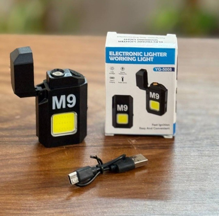 فندک المنتی و چراغ قوه شارژی و دربازکن جیبی