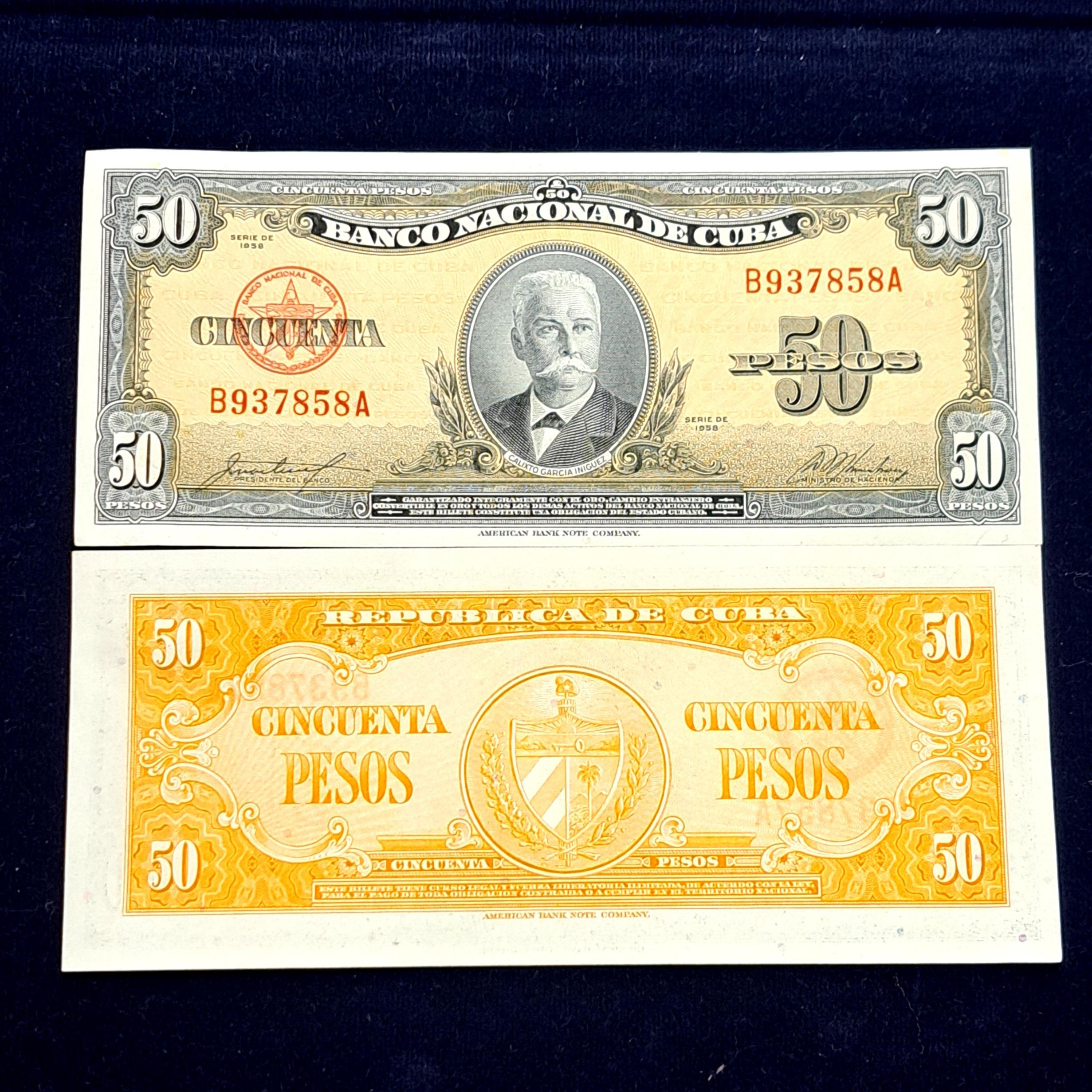 50 پزو کوبا بسیار قدیمی و حرفا ای