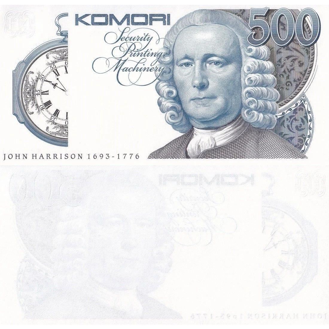 تست نوت جان هریسون جاپخانه کوموری ژاپن