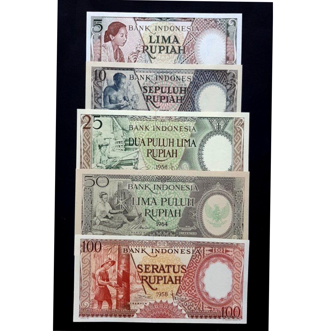 ست کمیاب و بی نظیر اندونزی سال1958_1964