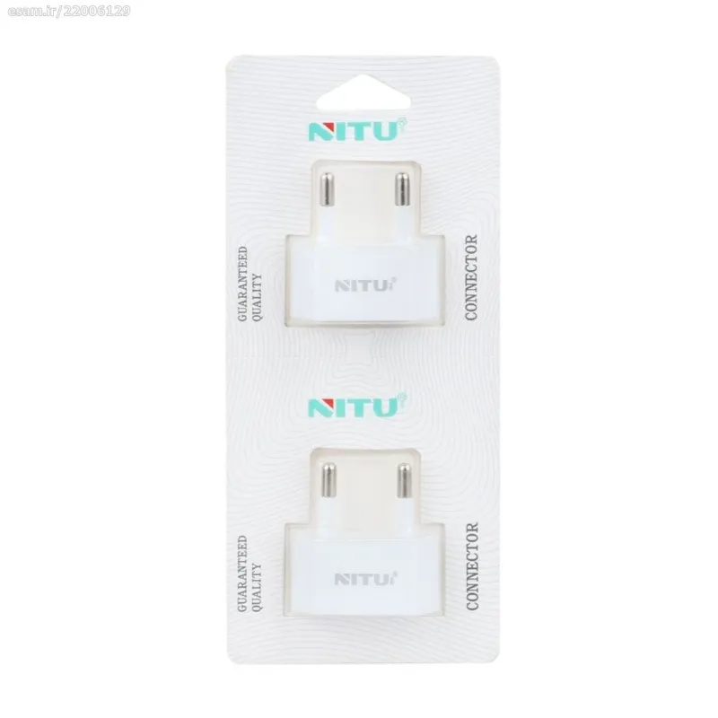 تبدیل برق 2 به 2 NITU مدل A1 بسته 2 عددی