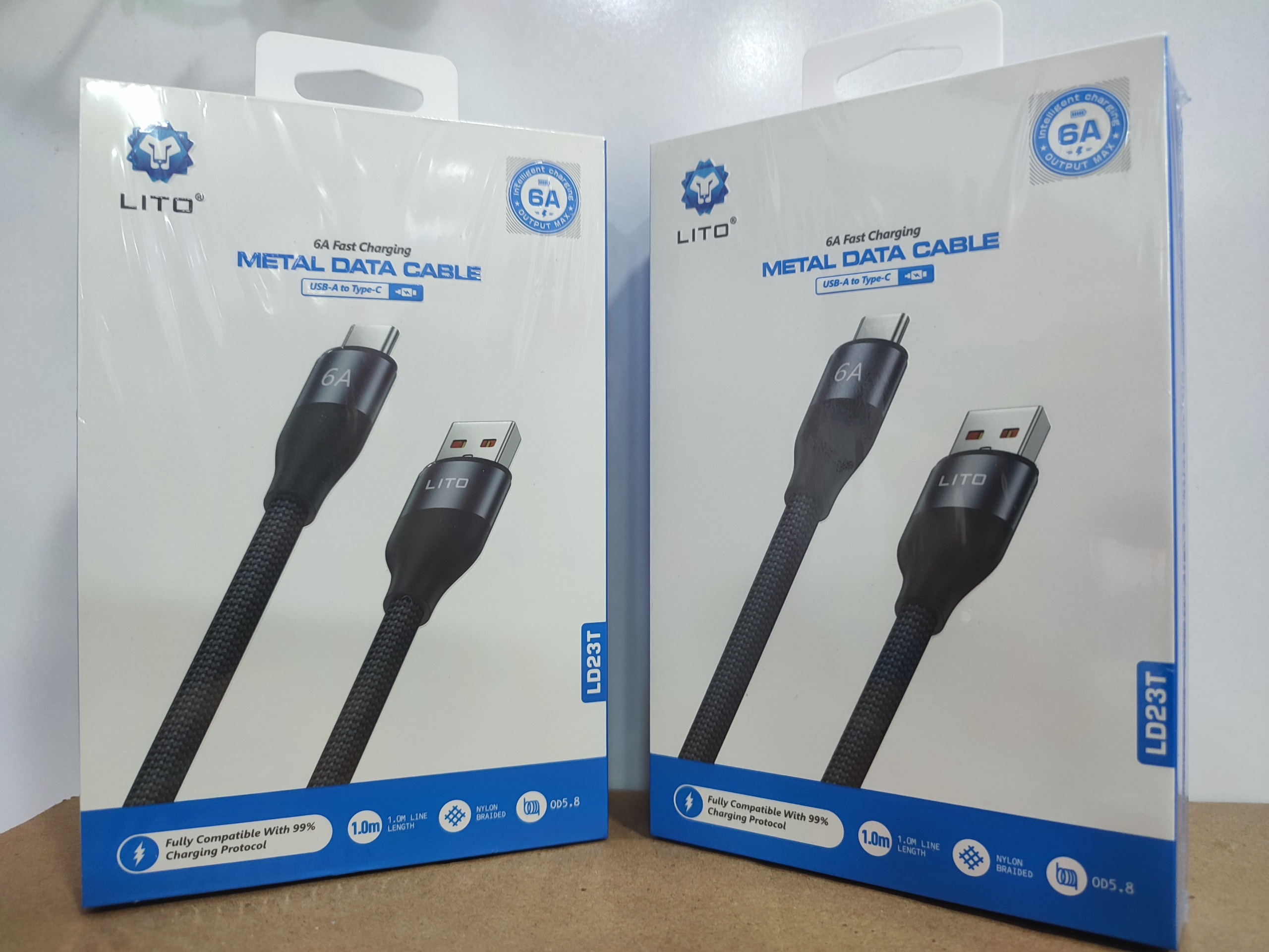 کابل شارژ تایپ سی برند LITO مدل LD23T