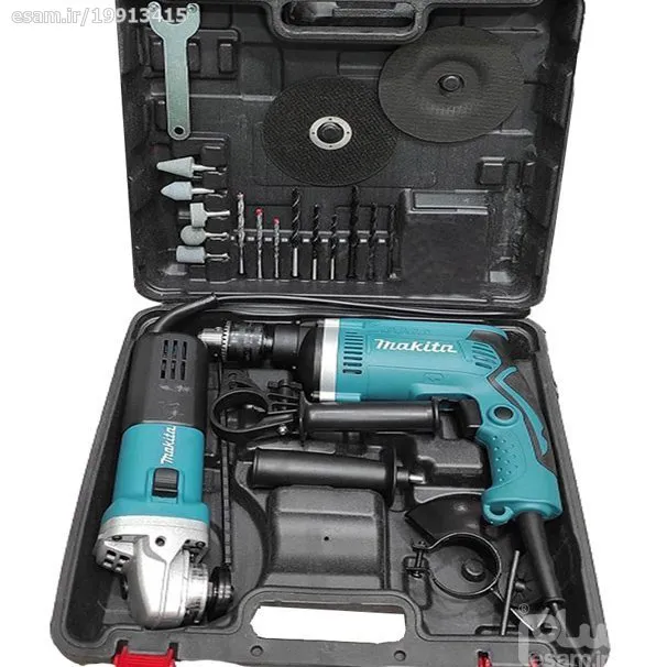 پک دو قلوی دریل و مینی فرز ماکیتا