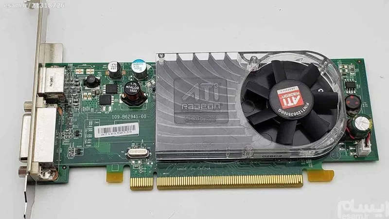 کارت گرافیک 256 مگ amd hd 3450 با تبدیل به vga