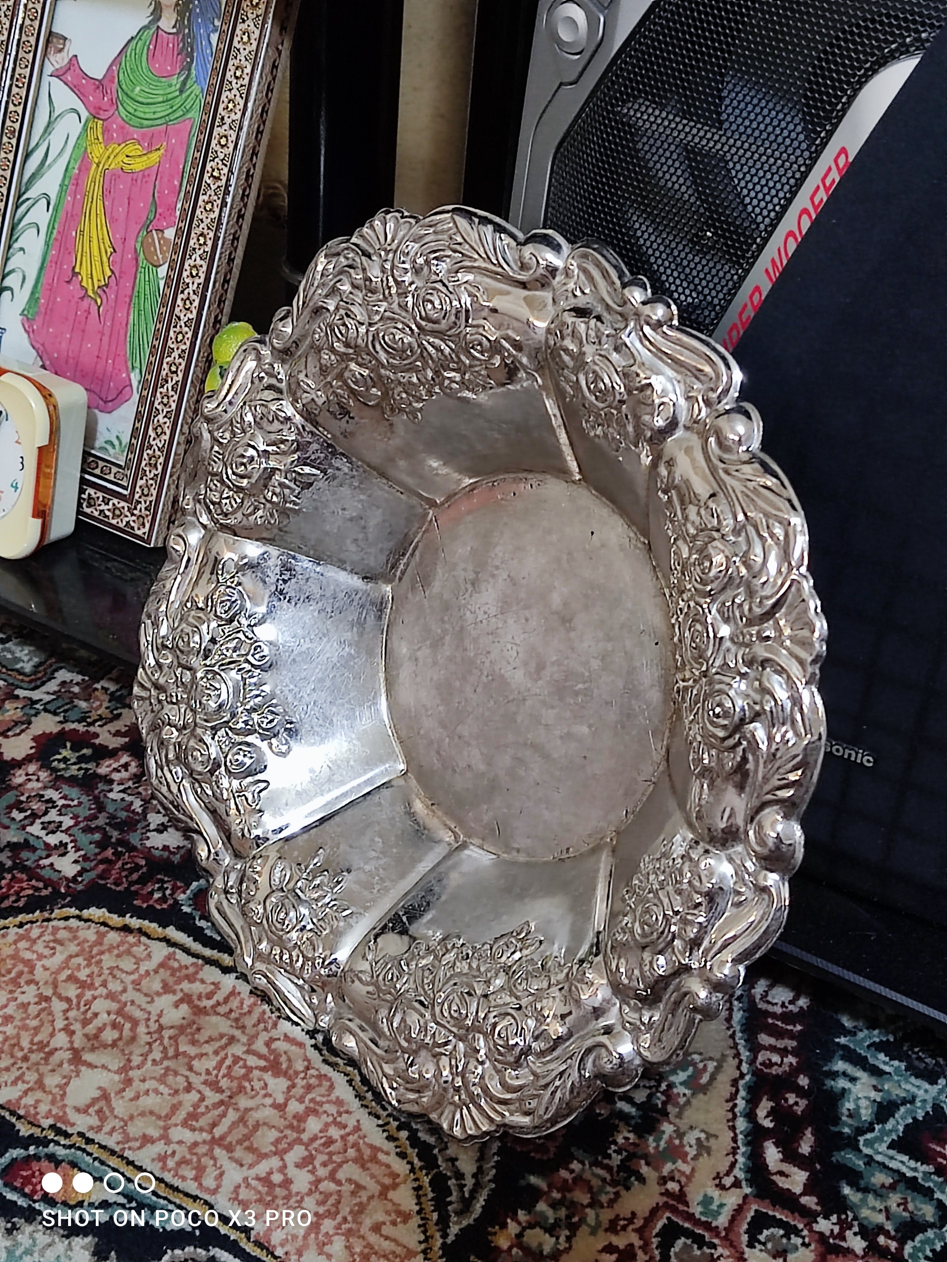 سینی ژاپنی نقش برجسته قدیمی