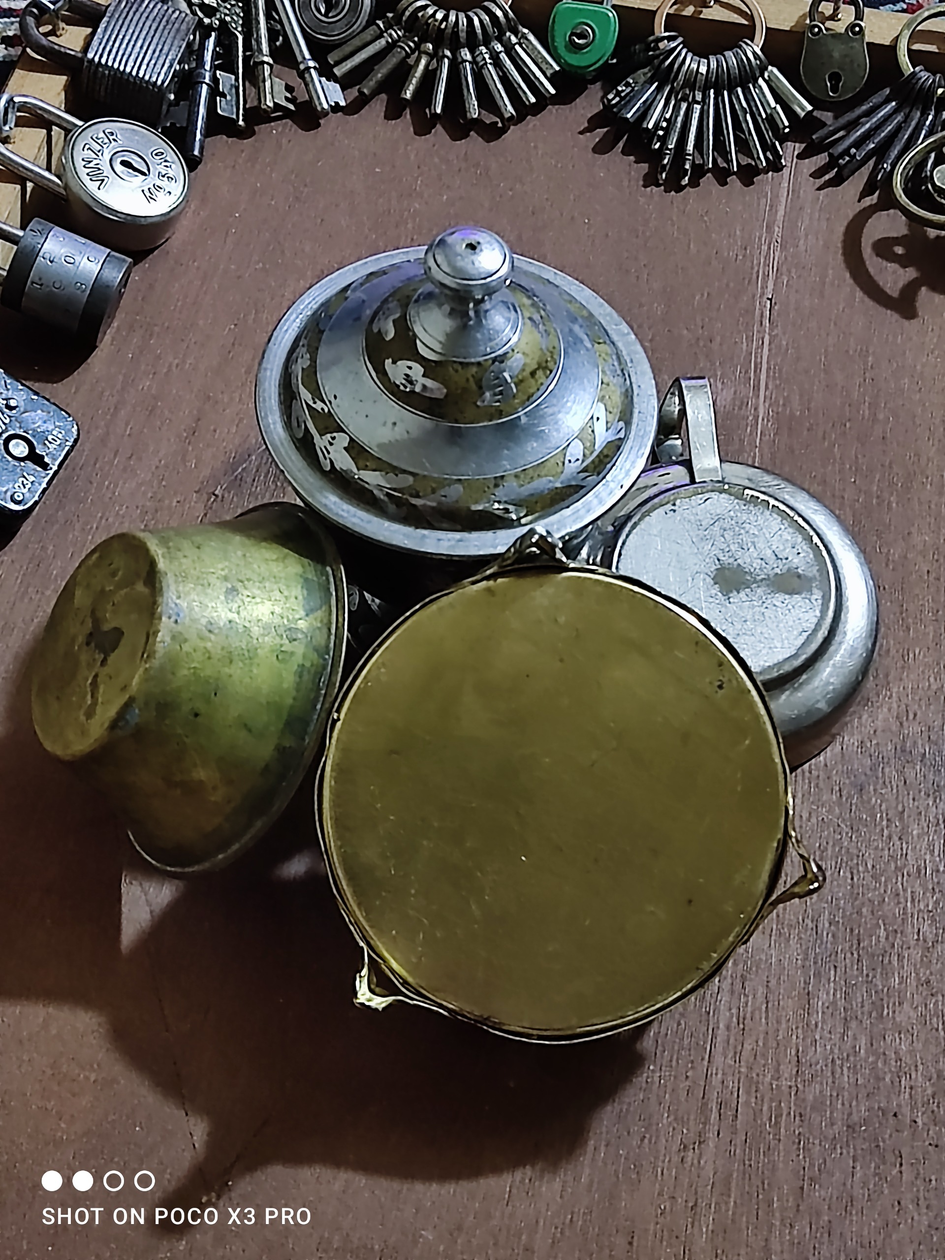 قندان و کاسع و شکلات خوری قدیمی