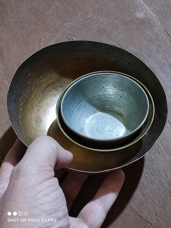 کاسه مسی قدیمی