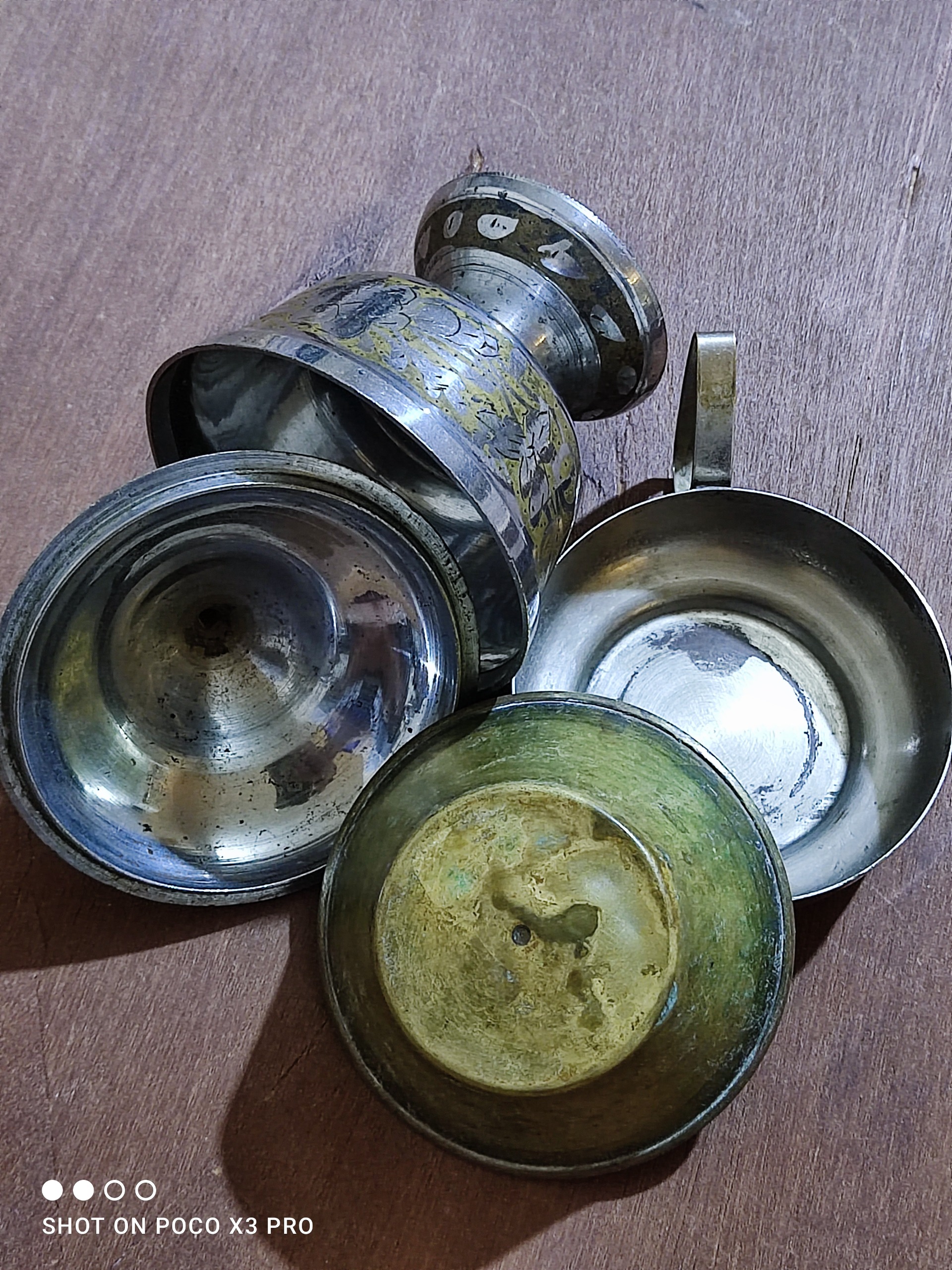 قندان برنجی قدیمی