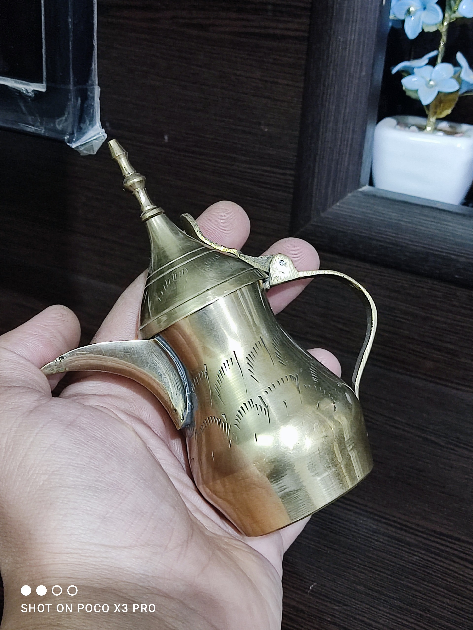 قهوه جوش برنجی آک آک