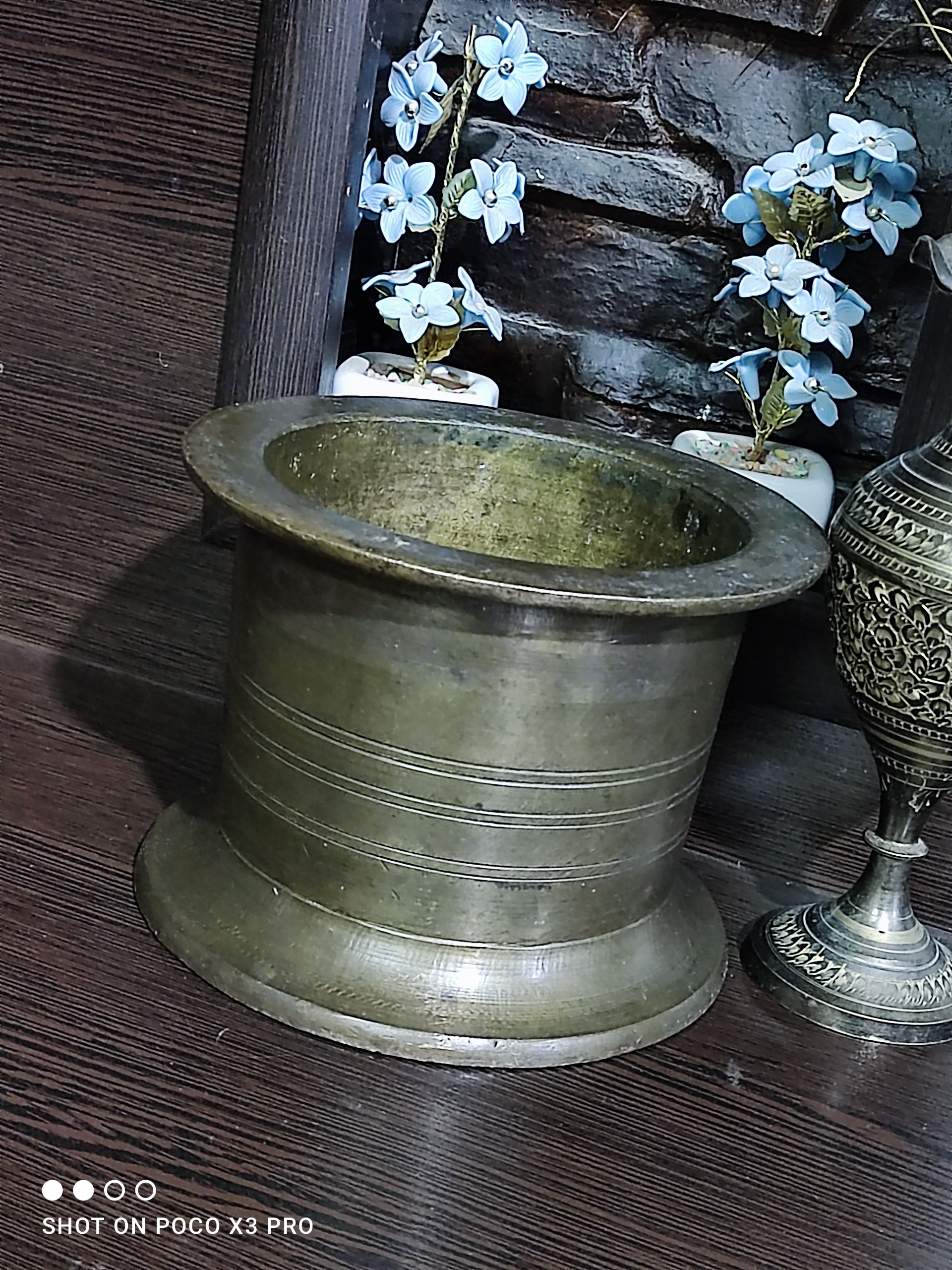 هاون قدیمی برنجی