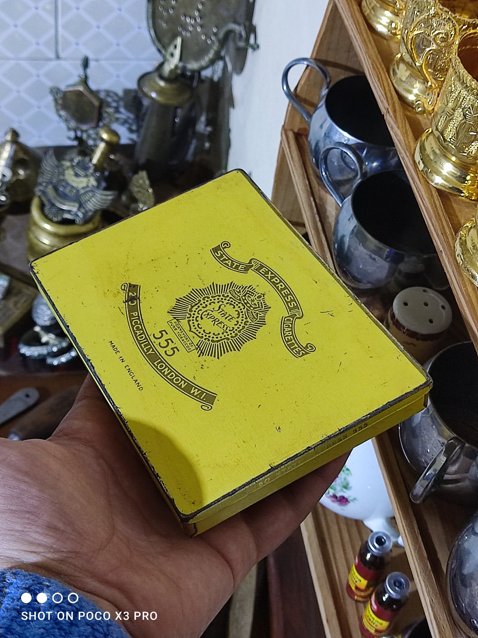 جعبه سیگار قدیمی انگلیسی