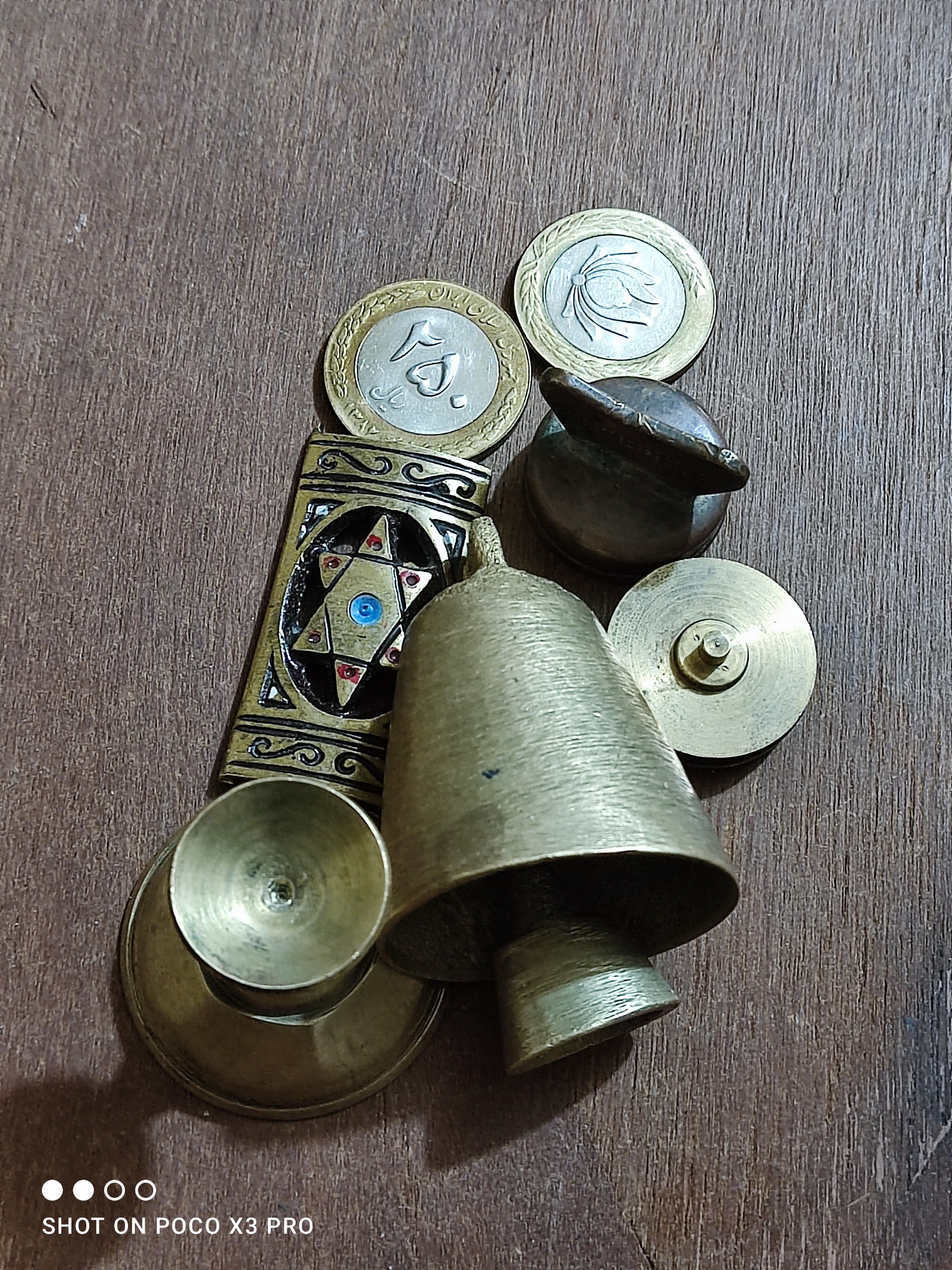 زنگوله برنجی قدیمی