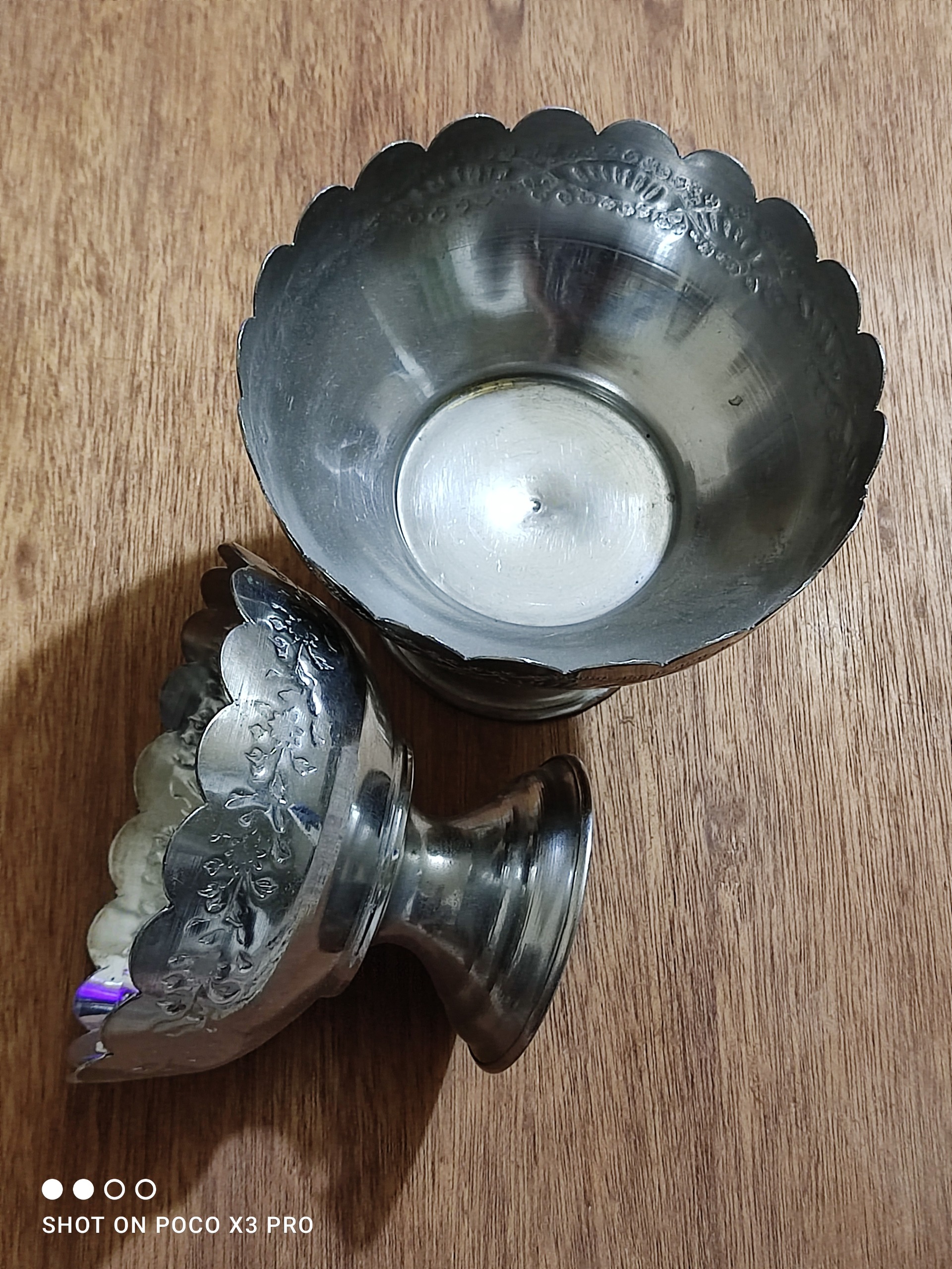 دو عدد قندان برنجی قدیمی