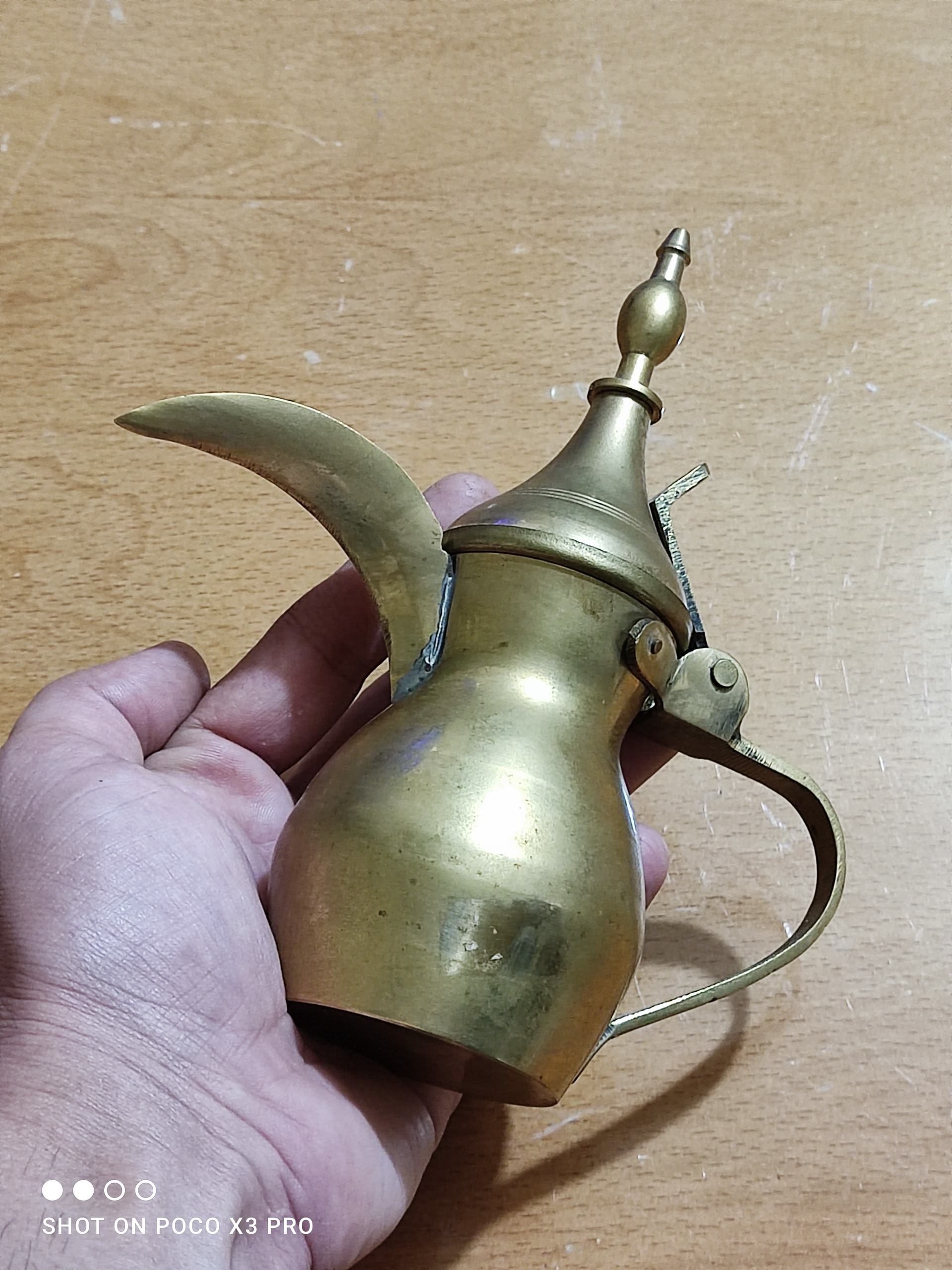قهوه جوش برنجی آک و استفاده نشده