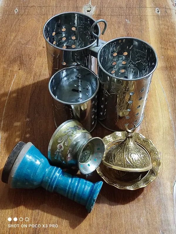 قندان قدیمی برنجی
