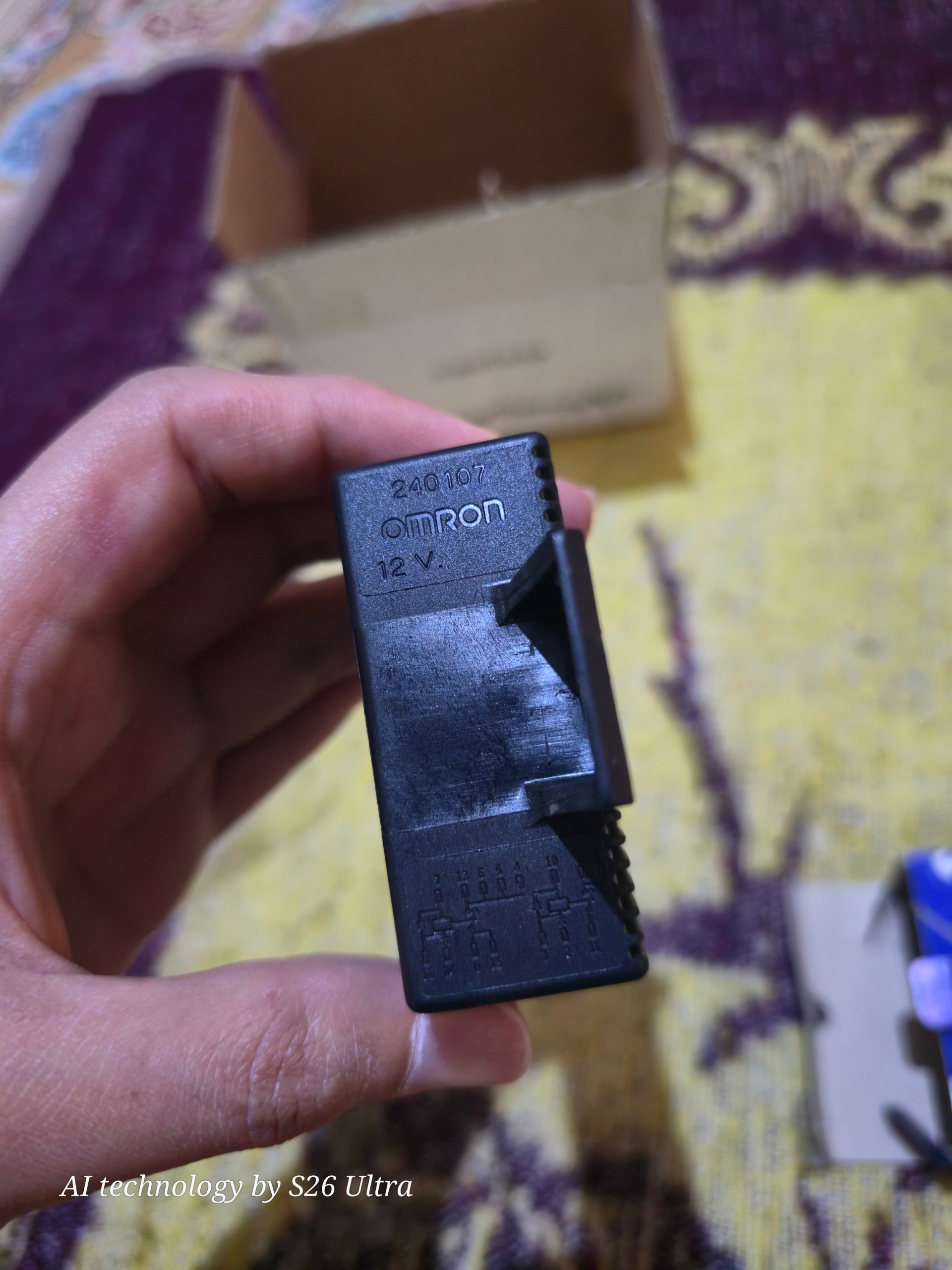 رله دوبل امرون omron اورجینال ژاپن
