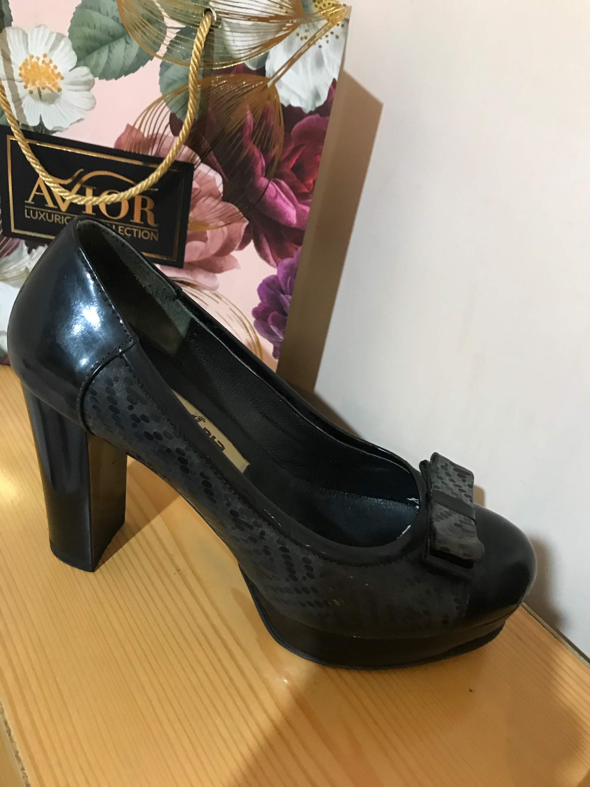 کفش مجلسی شیک چرم نگین