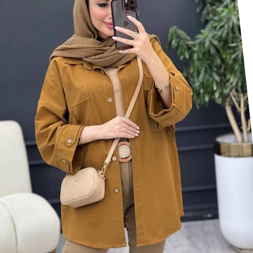 شومیز آستین فلشی لینن