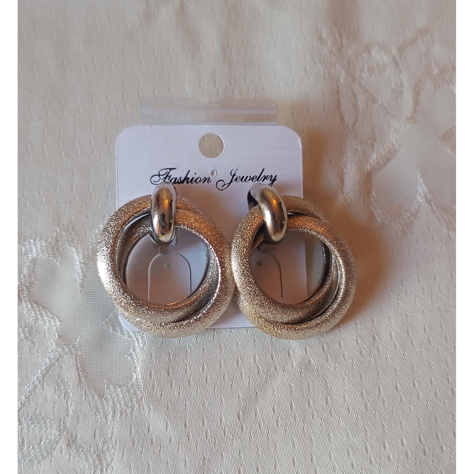 گوشواره استیل نقره ای