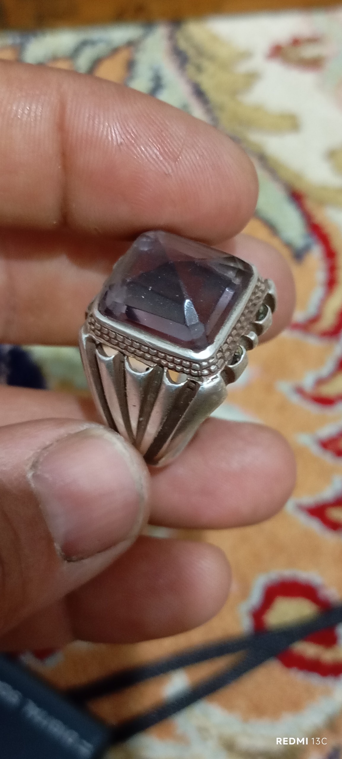 انگشتر زنجانی نقره