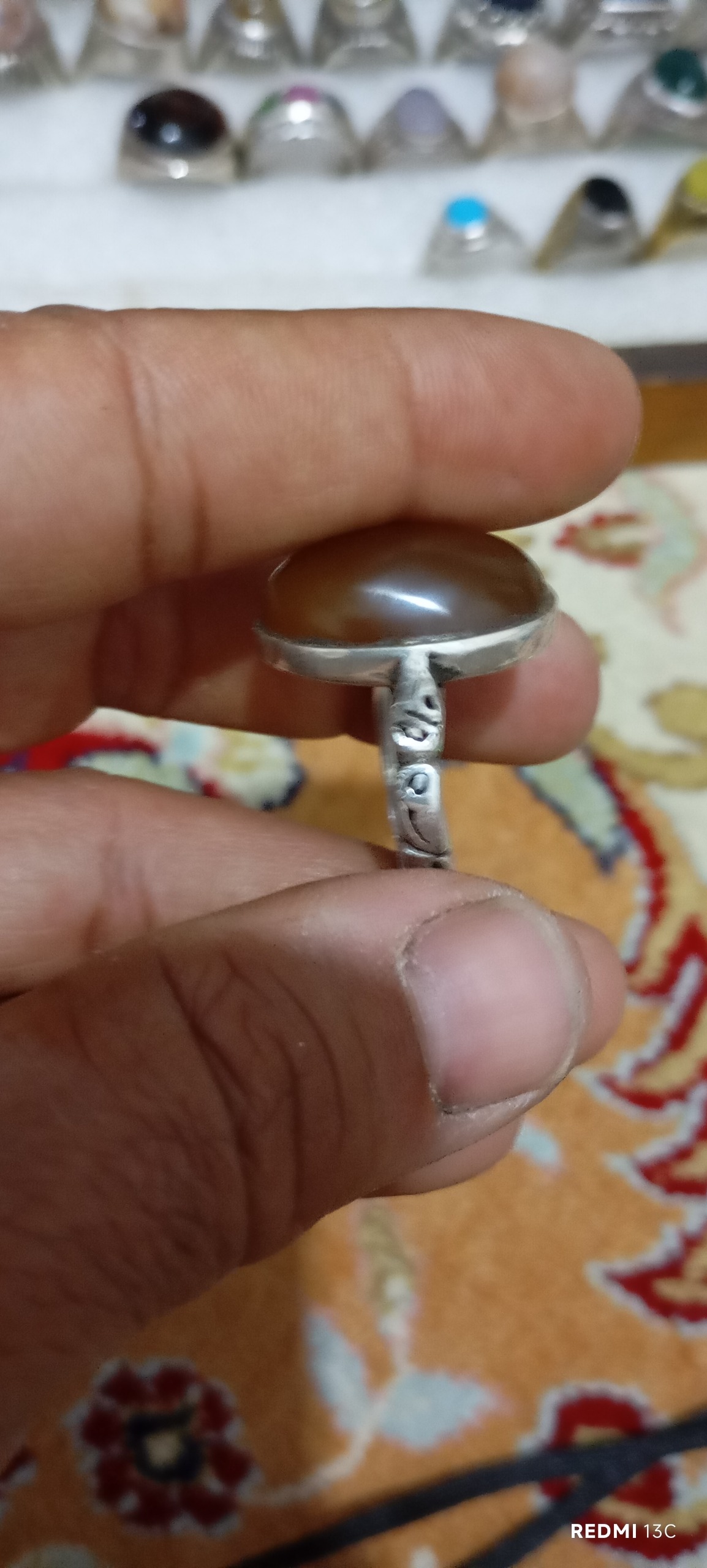 انگشتر نقره زیبا