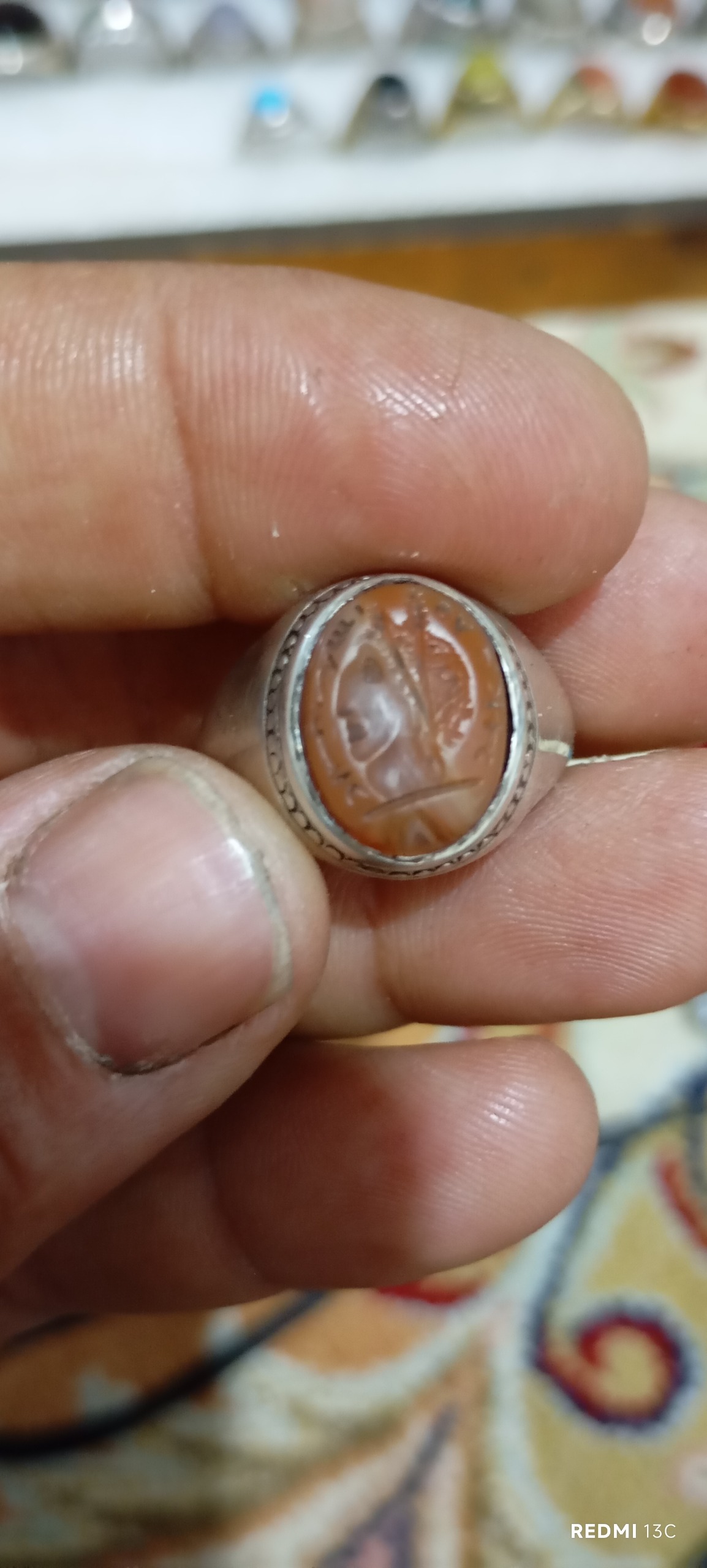 انگشتر نقره قدیمی