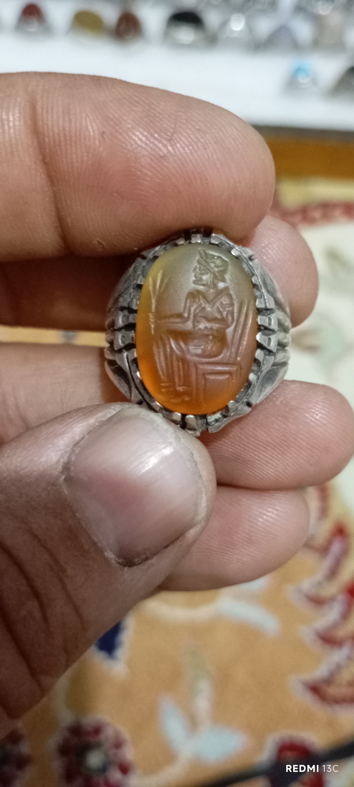 انگشتر نقره نشان