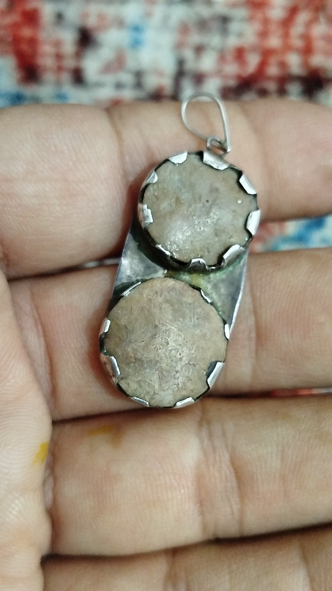 آویز نقره زوعه مار