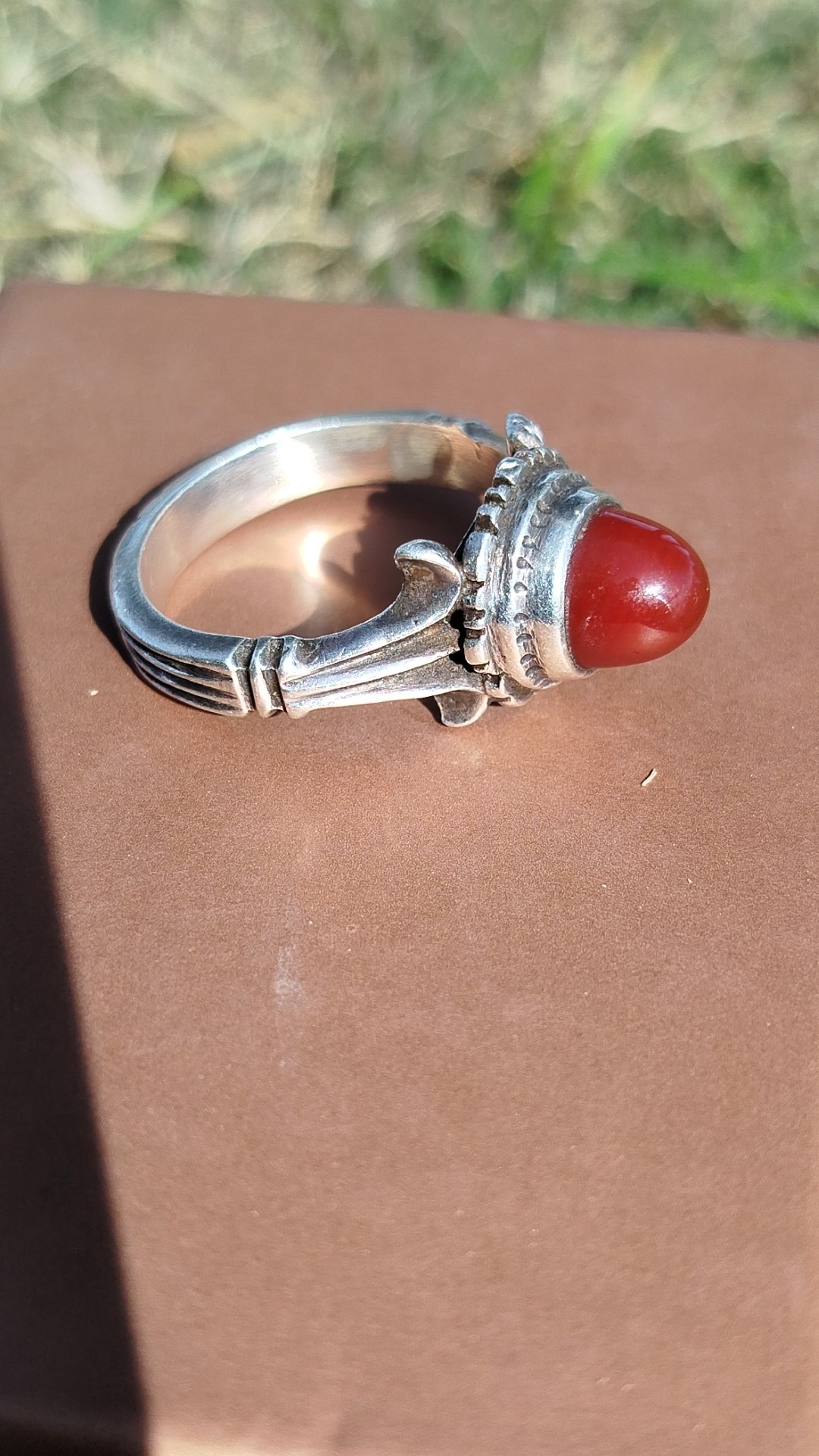 انگشتر نقره شیک قدیمی