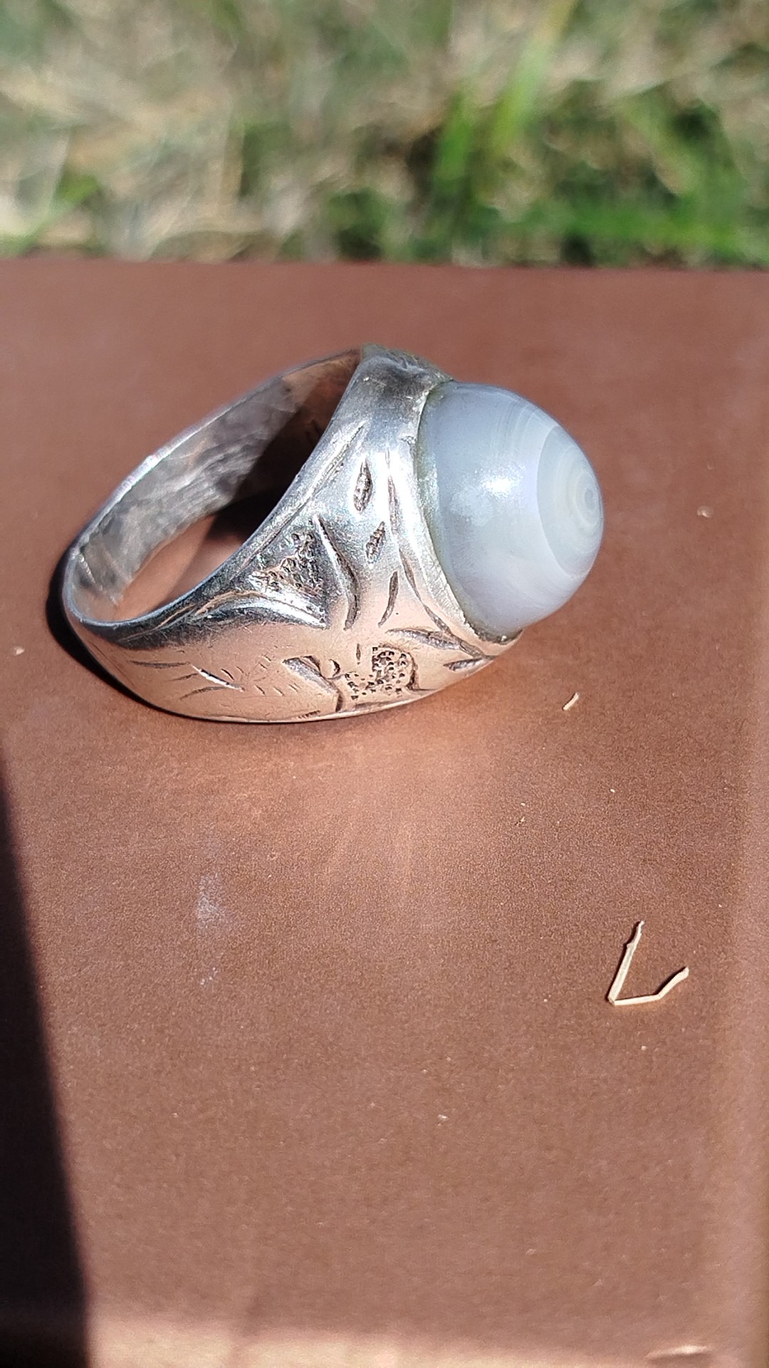 انگشتر نقره قلم باباقوری