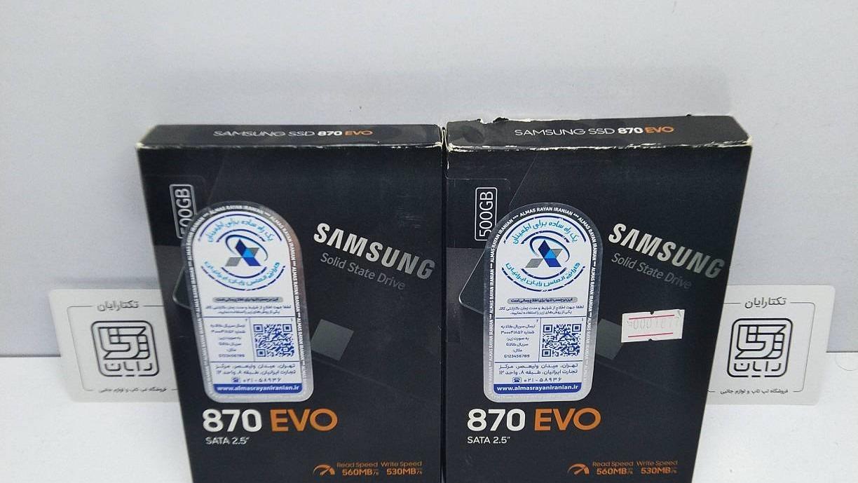 SSD اینترنال سامسونگ مدل EVO 870 ظرفیت 500GB