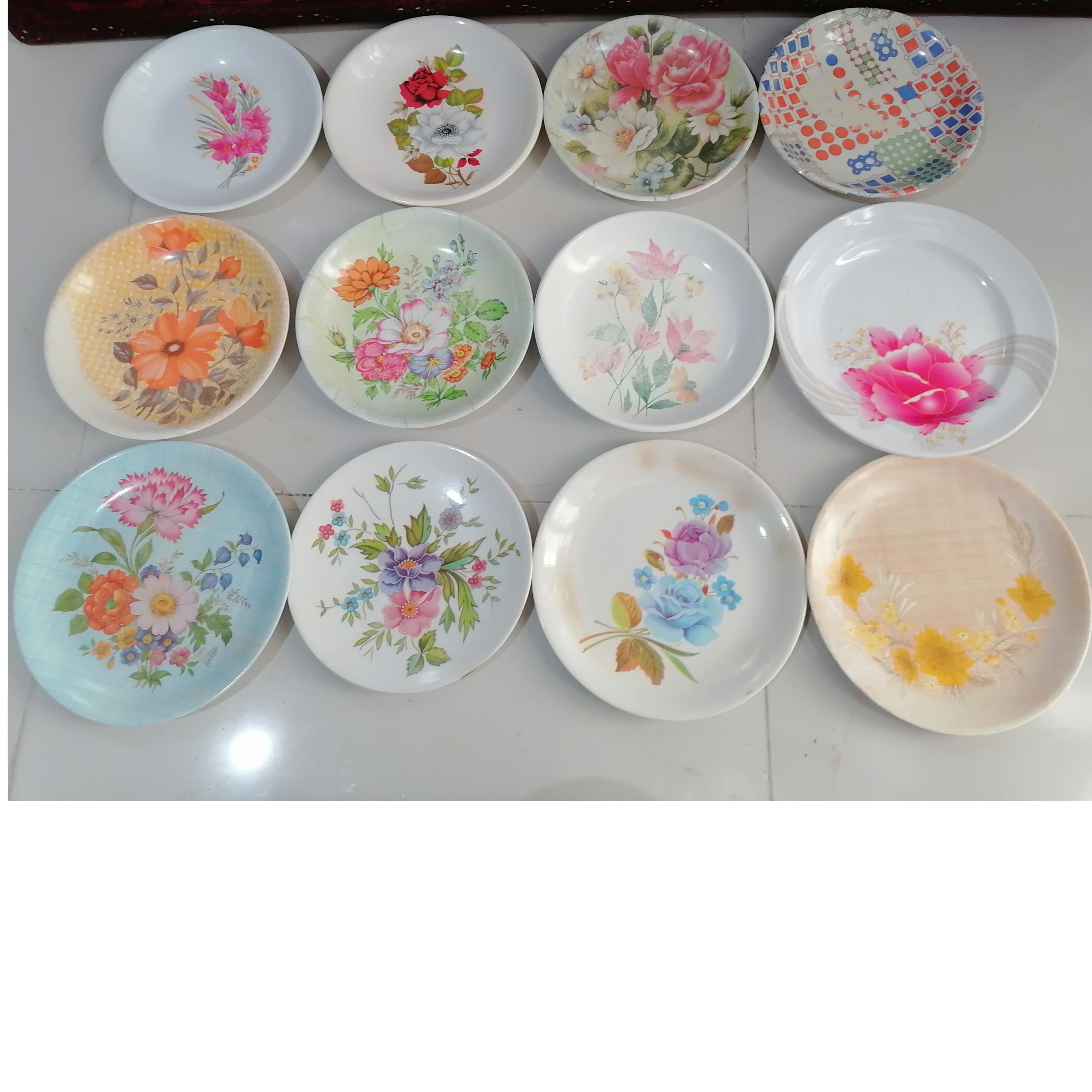 12 عدد بشقاب ملامین