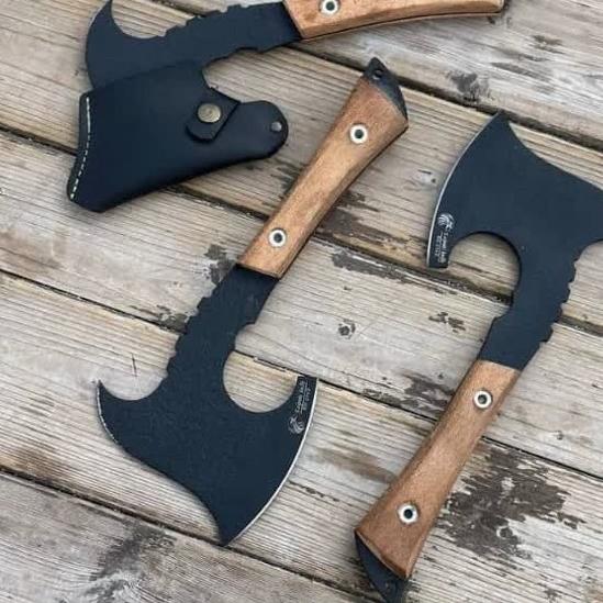 تبر فولادی مینی پرتابی با غلاف رایگان