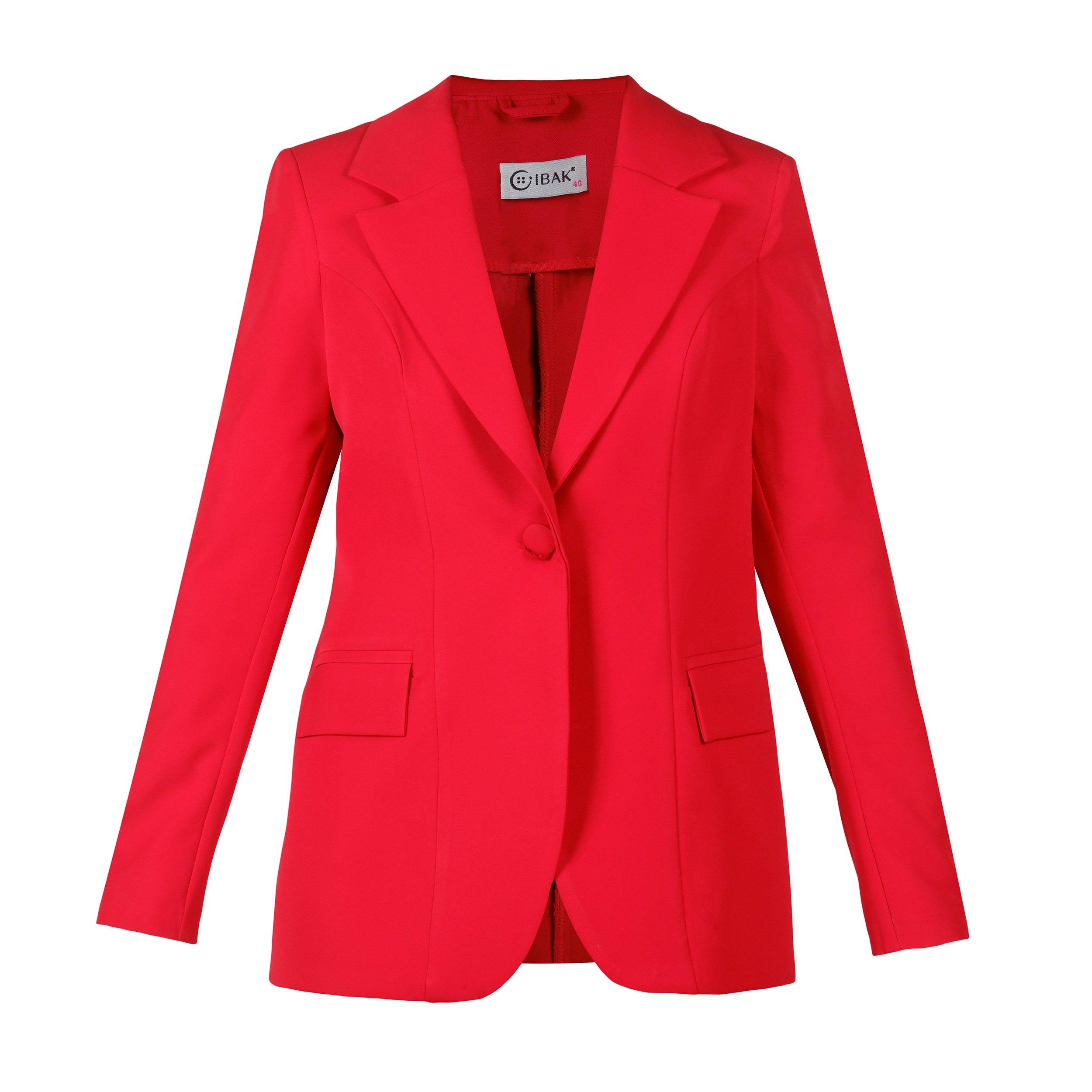 کت یقه انگلیسی تک دکمه