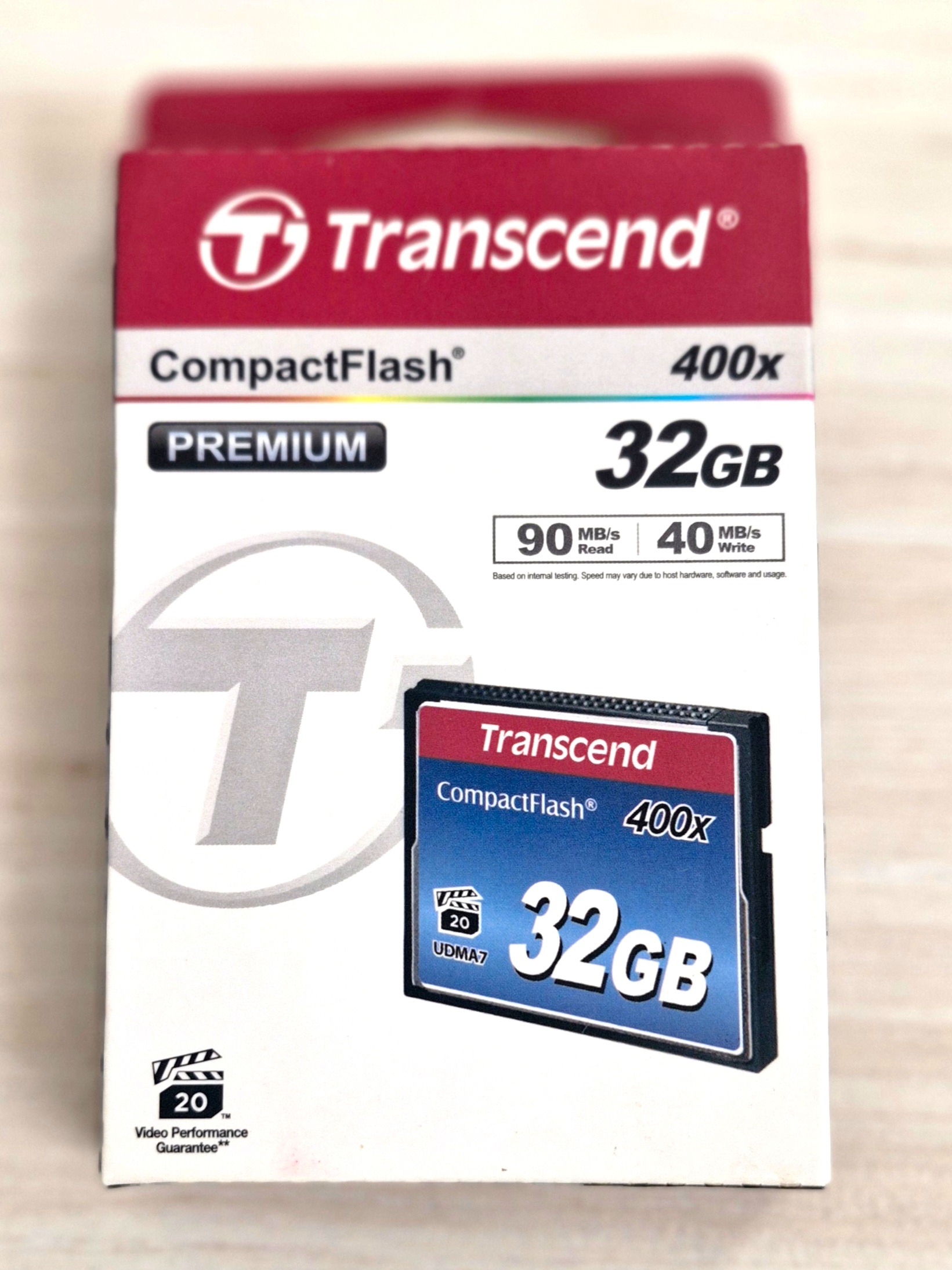 کارت حافظه CF اورجینال برند ترنسند 32 گیگ 400X