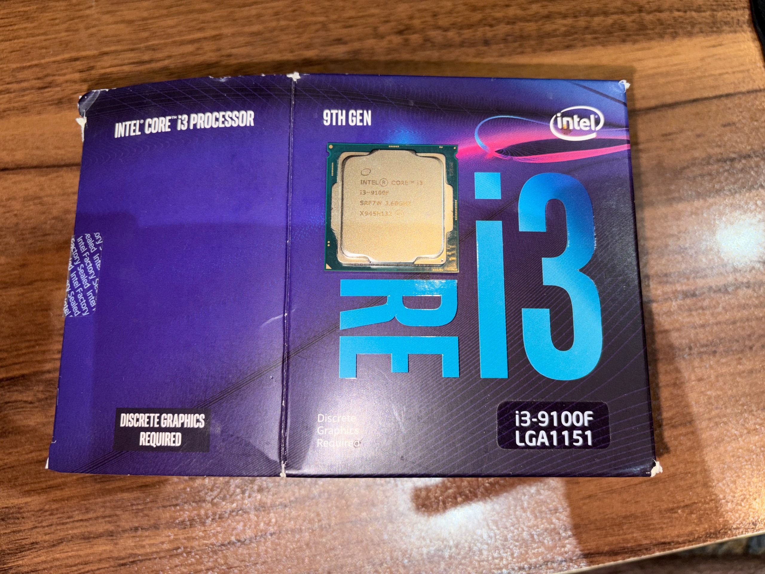 Cpu i3 9100F پردازنده با جعبه