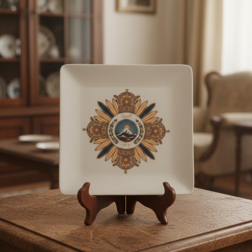 مزایده دیوارکوب مربع آنتیک پهلوی